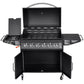 Gasbarbecue Texas 6 Branders (Zwart)