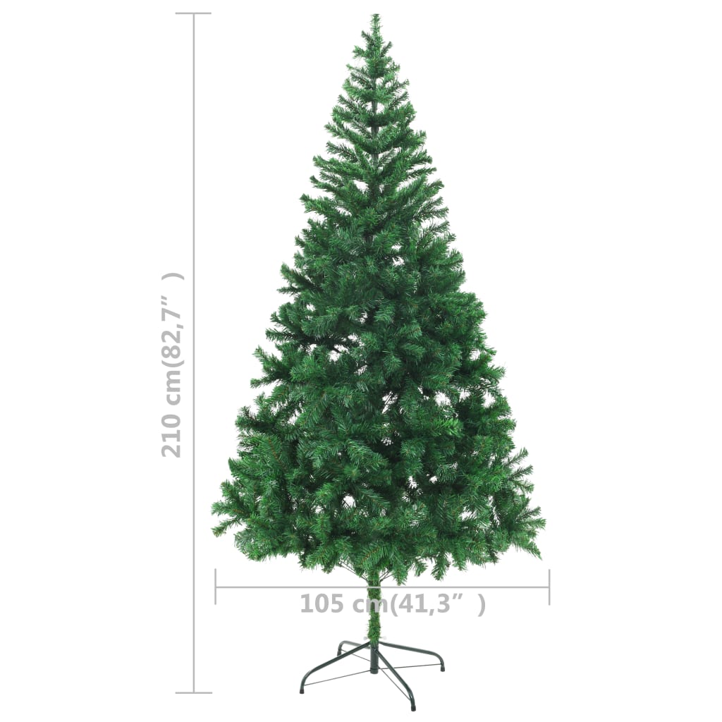 Kunstkerstboom Met Stalen Standaard 210 Cm 910 Takken