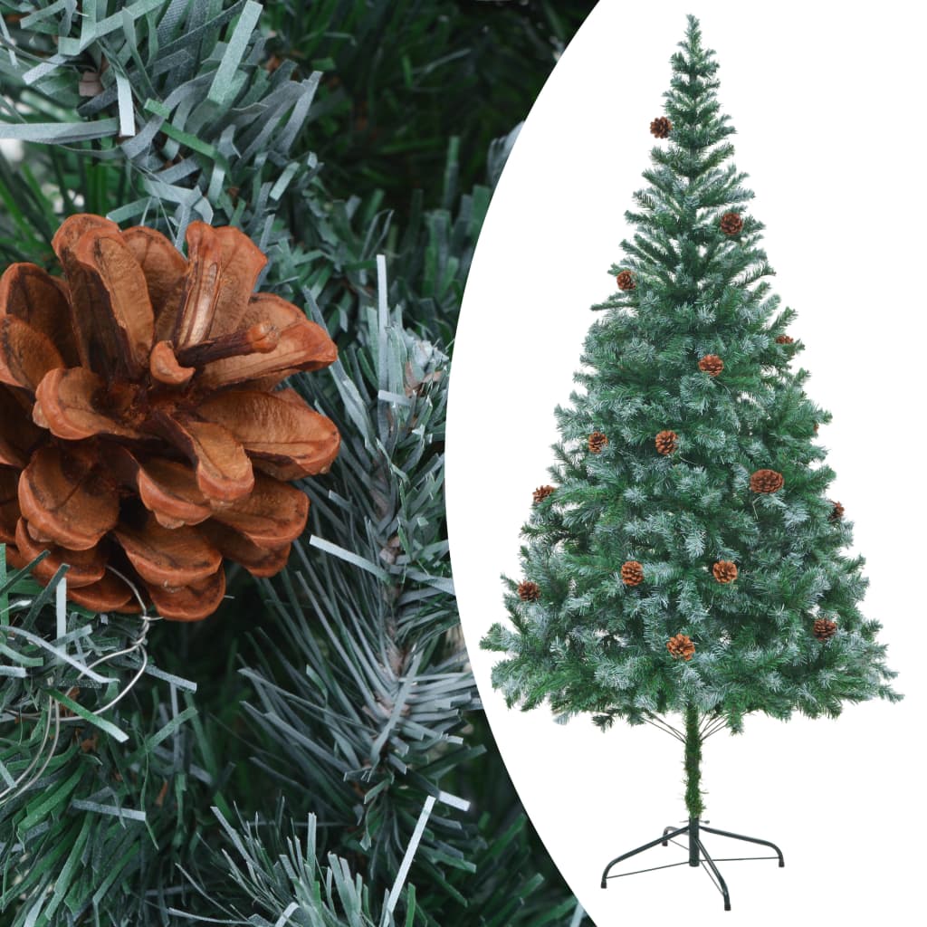 Kunstkerstboom Met Dennenappels 210 Cm