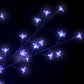 Kerstboom Led Blauw Licht Kersenbloesem 120 Cm
