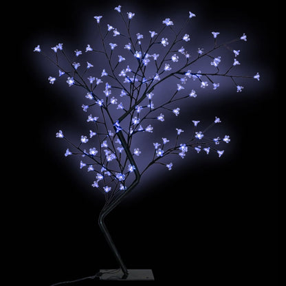 Kerstboom Led Blauw Licht Kersenbloesem 120 Cm