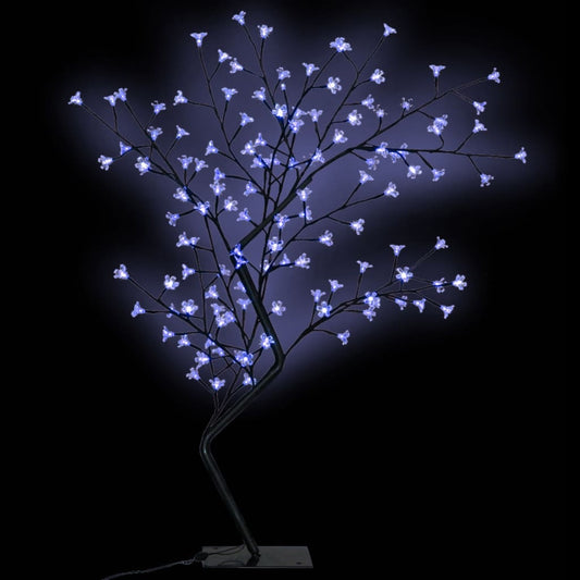 Kerstboom Led Blauw Licht Kersenbloesem 120 Cm