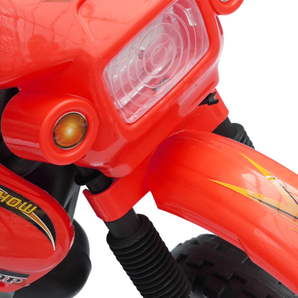 Kinder Motor Crosser Elektrisch 6 Volt Rood