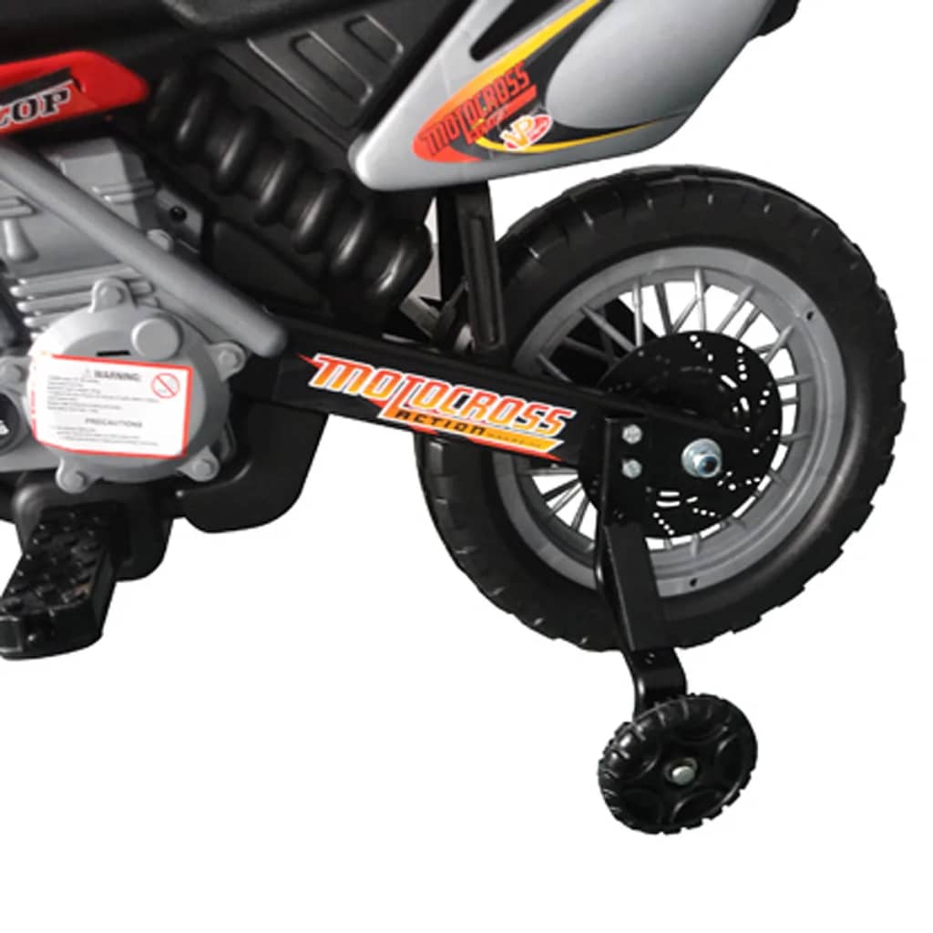 Kinder Motor Crosser Elektrisch 6 Volt Rood