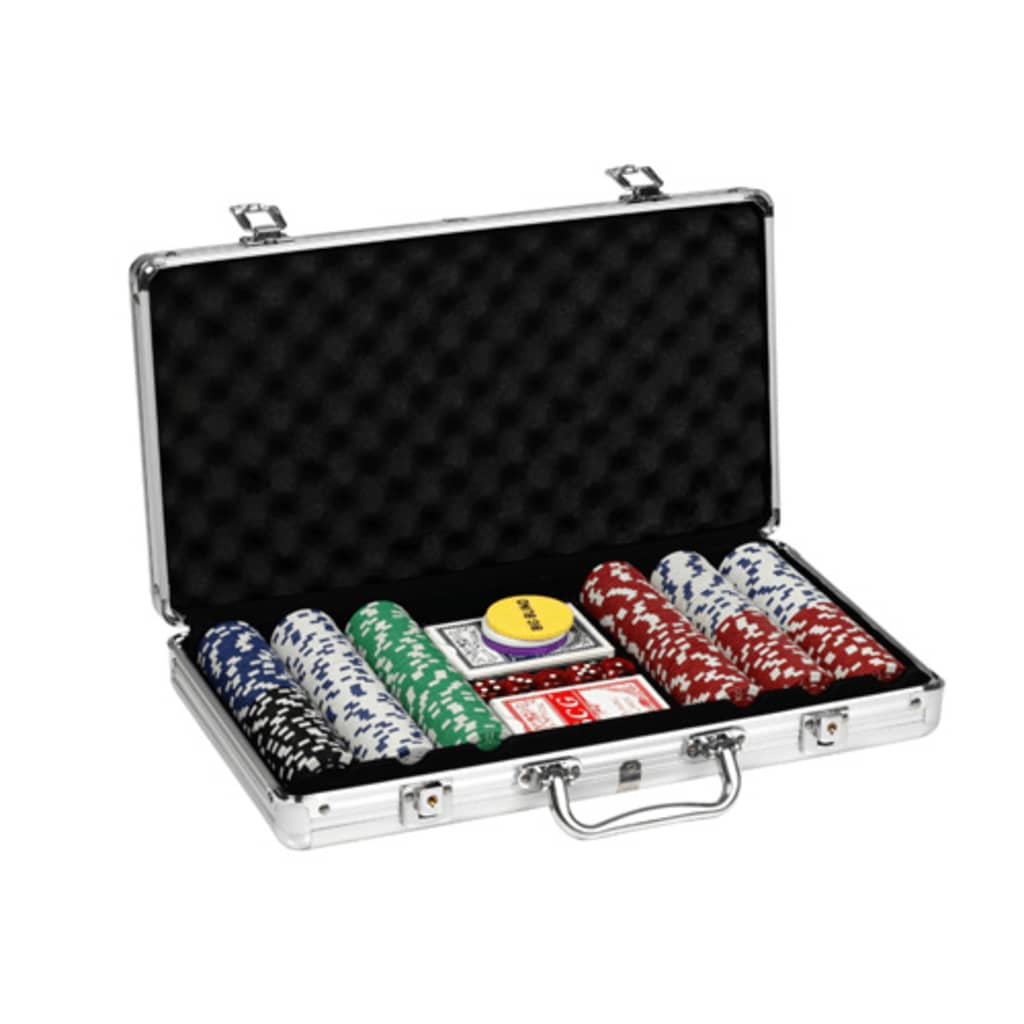 Professioneel Poker Set 300 Chips 11,5 G.