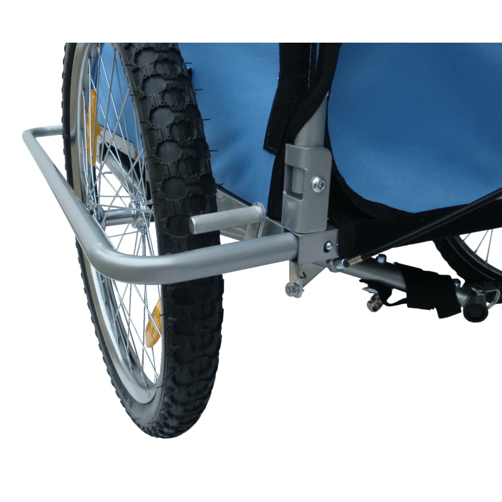 Fietsaanhanger Voor Kinderen Blauw/Grijs