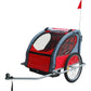 Fietsaanhanger Voor Kinderen Grijs/Rood