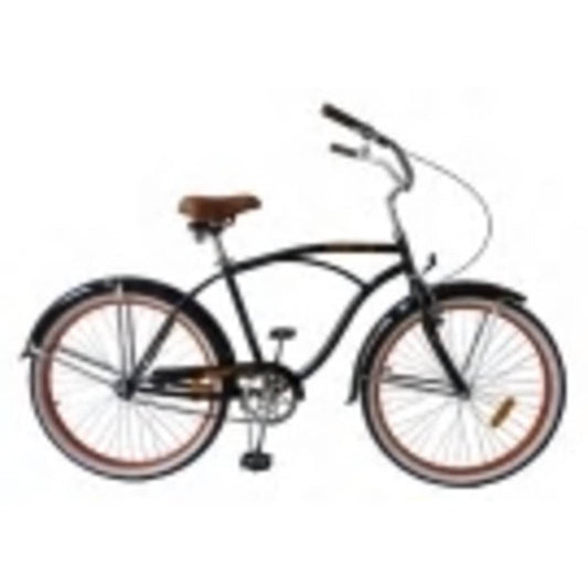 Beachcruiser, Zwart Zonder Versnellingen