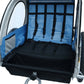 Fietskar Voor Kinderen Met Buggyfunctie (Blauw / Grijs)
