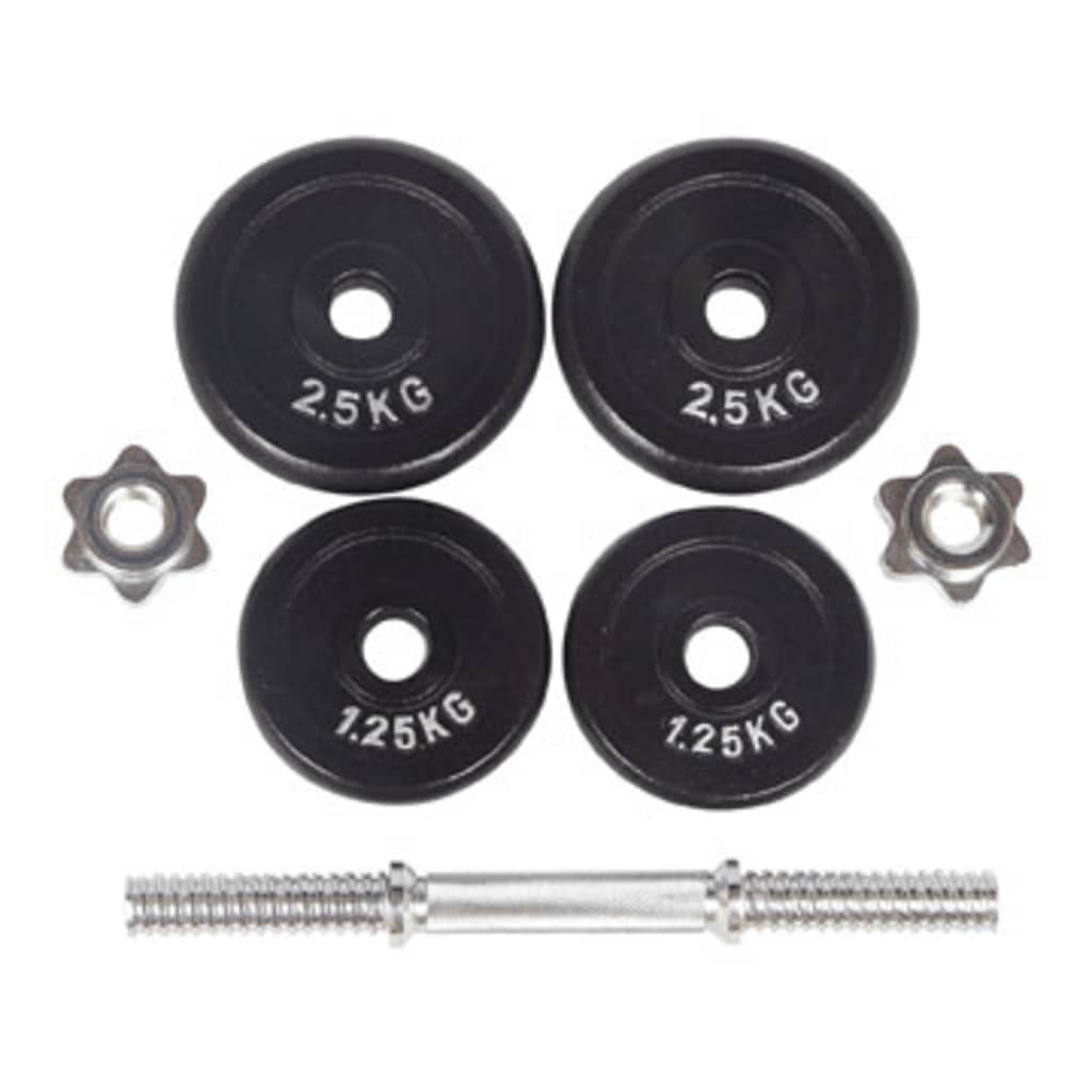 Dumbellset Met Een Totaalgewicht Van 9,25 Kg.