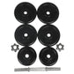 Dumbellset Van 14,25 Kg. Met Kunststofmantel