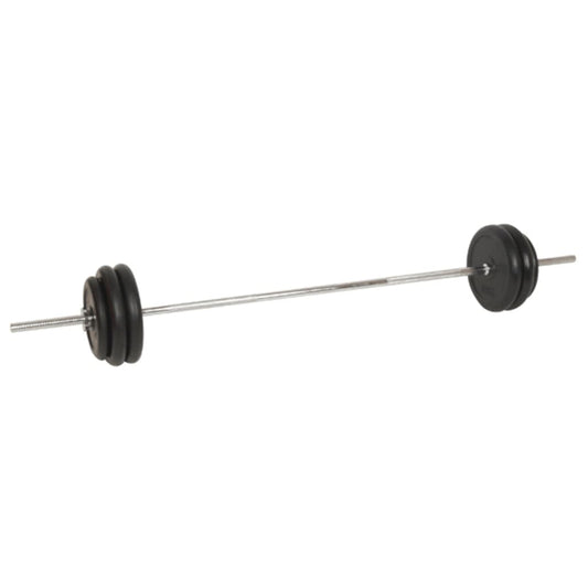 Halterset Van 56,5  Kg. Met Kunststofmantel