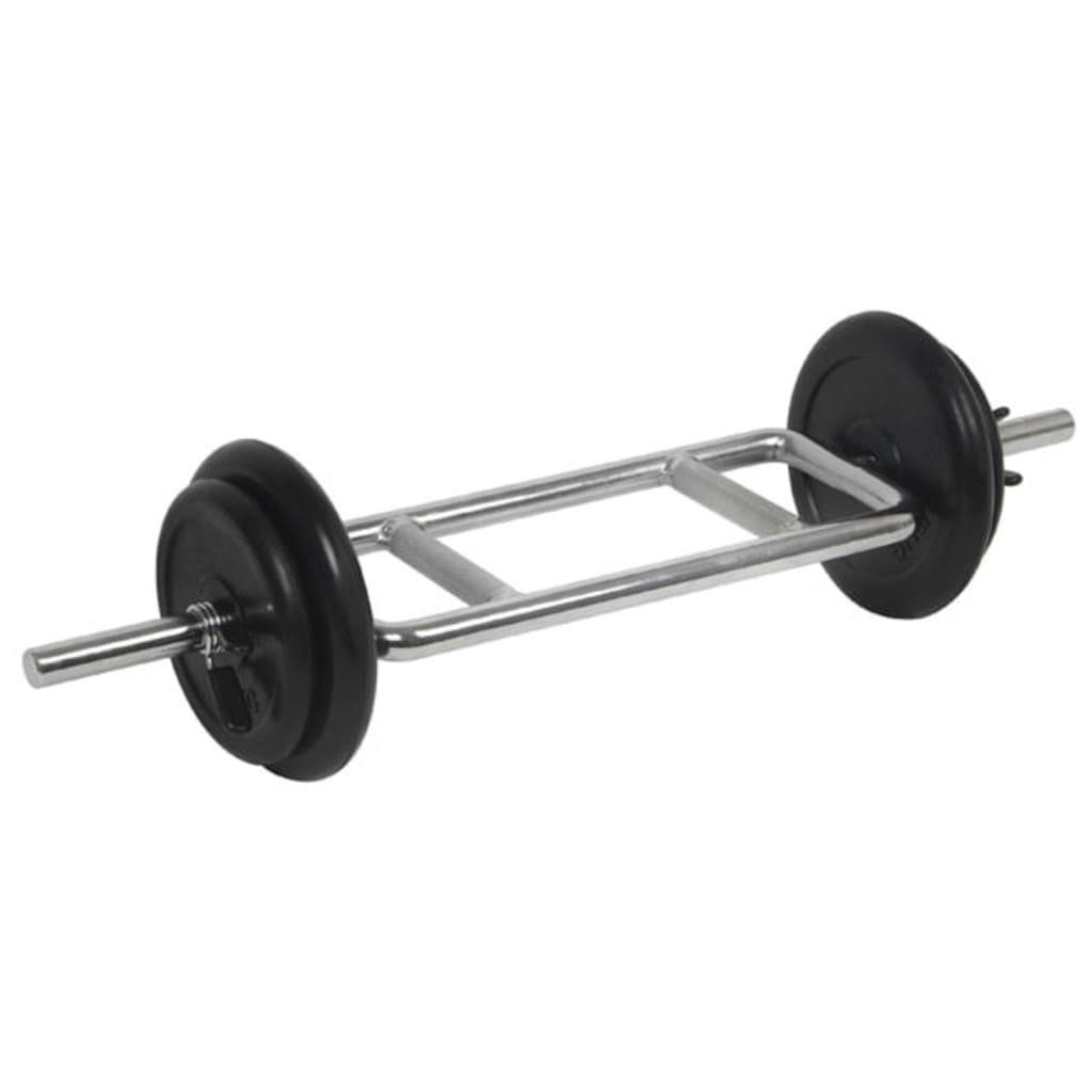 Halterset Voor Biceps-En Tricepstraining Met Kunststof Mantel