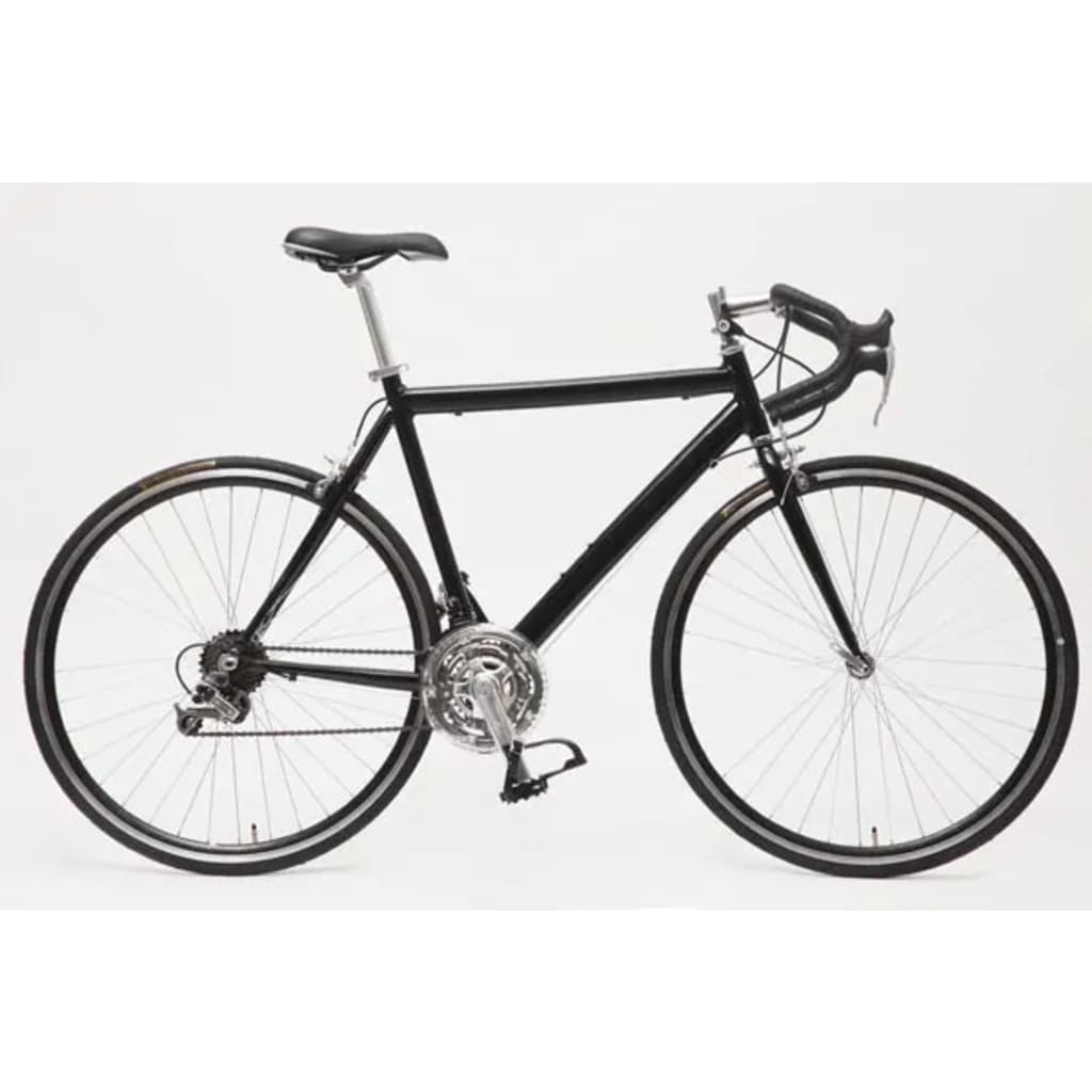 Zwarte Racefiets Met 21 Versnellingen En 700C Wielen