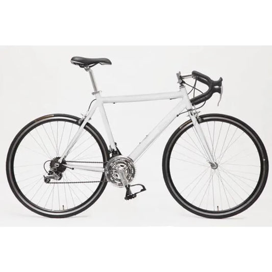 Witte Racefiets Met 21 Versnellingen En 700C Wielen