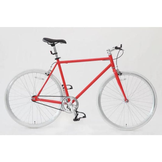Fixed Gear Bike Rood
