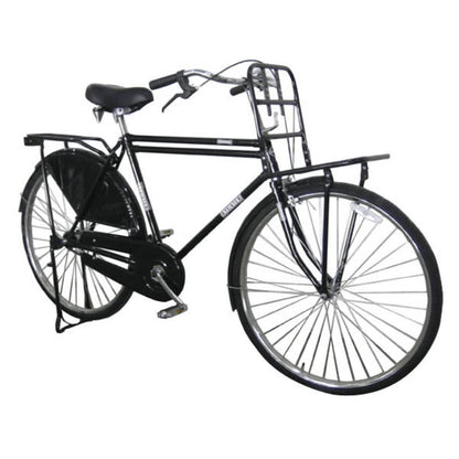 Opafiets 28&quot; Zwart Met Bagagedrager