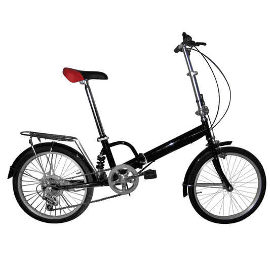 Vouwfiets 16&quot; Met Vering En 6 Versnellingen