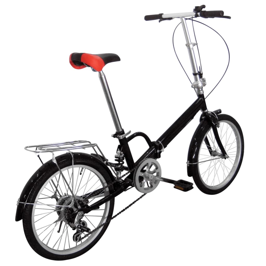 Vouwfiets 16&quot; Met Vering En 6 Versnellingen