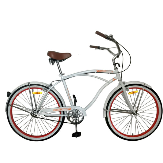 Beachcruiser Storm 26&quot; Wit