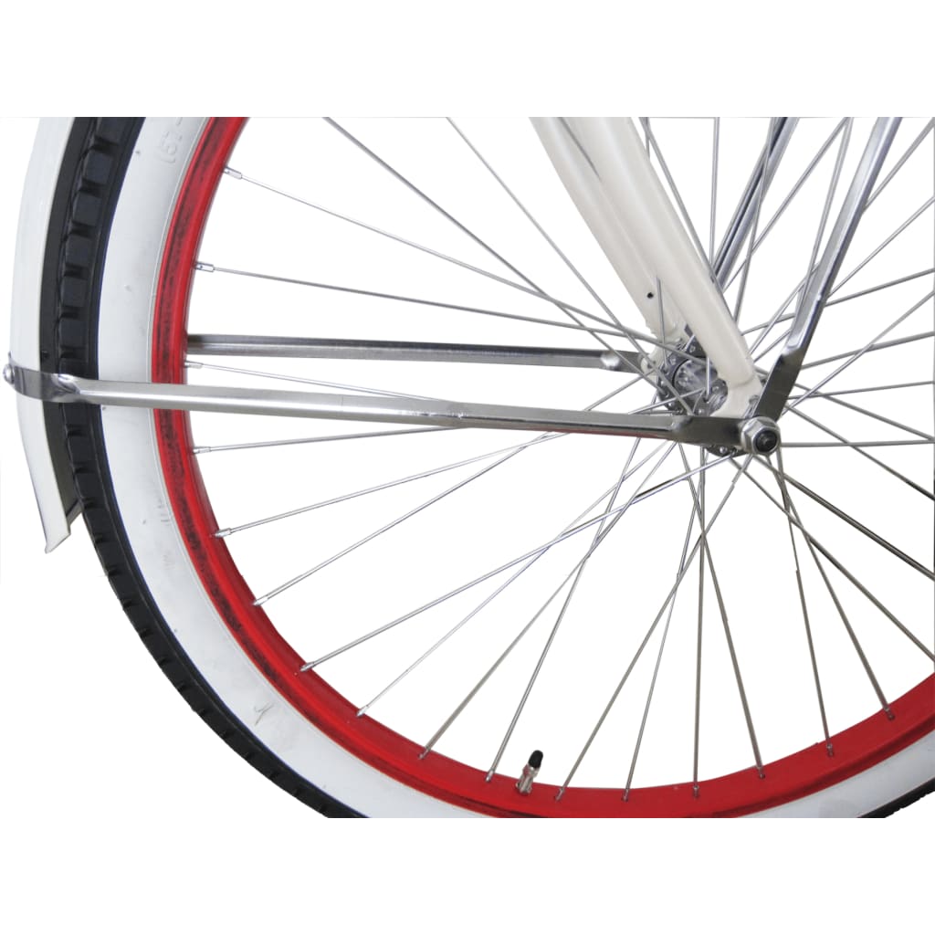 Beachcruiser Storm 26&quot; Wit