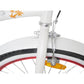 Beachcruiser Hurricane 26&quot; Wit Met 6 Versnellingen