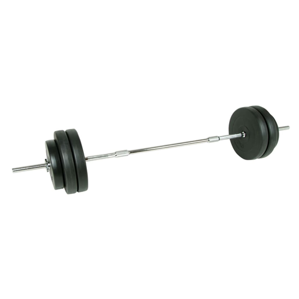 Halterset 56,5 Kg Veiligheidssluiting Kunststof Mantel