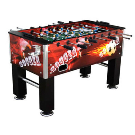 Voetbaltafel 80Kg, Airbrush Rood