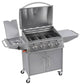 Gasbarbecue Colorado 4 Branders (Zilver)