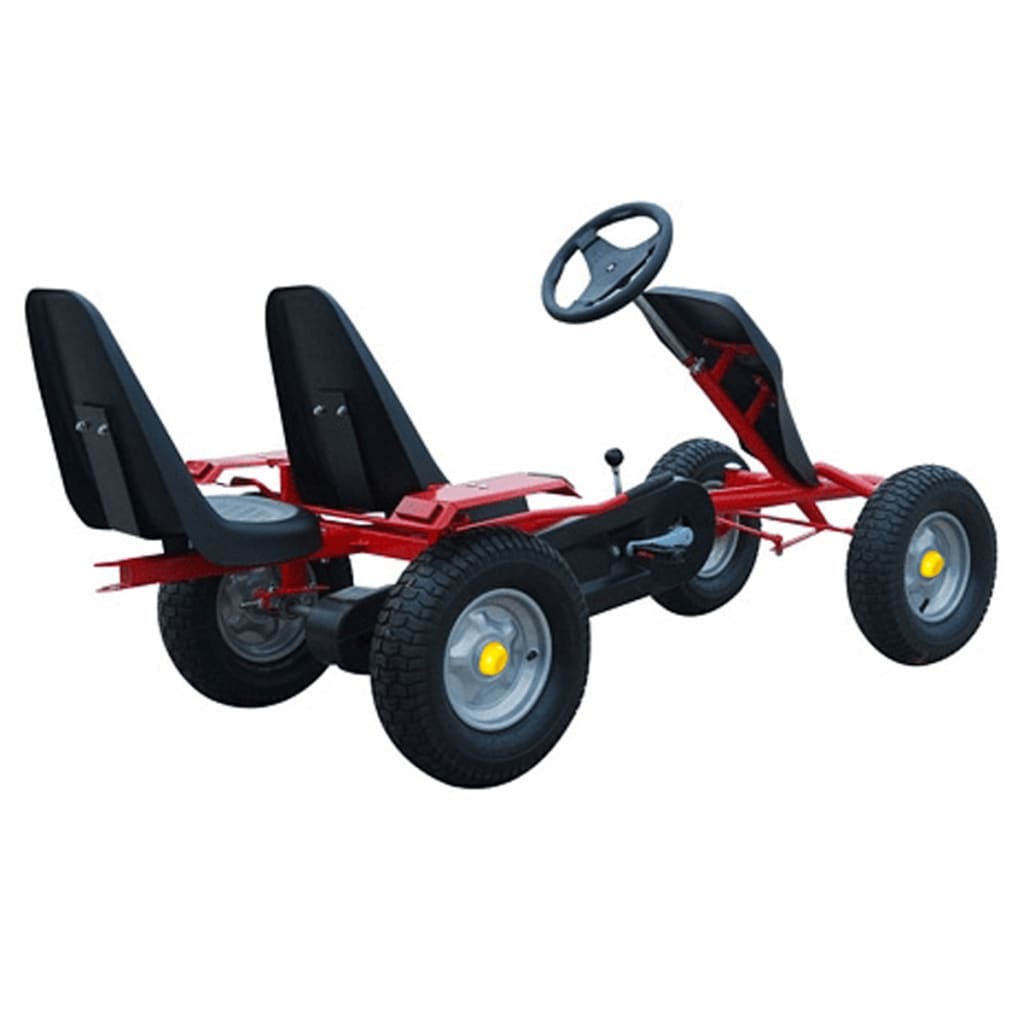 Skelter Met Extra Zitje Met Twee Stickers Rood
