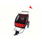 Fietskar Voor Kinderen Met Buggyfunctie (Rood)