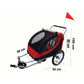Fietskar Voor Kinderen Met Buggyfunctie (Rood)