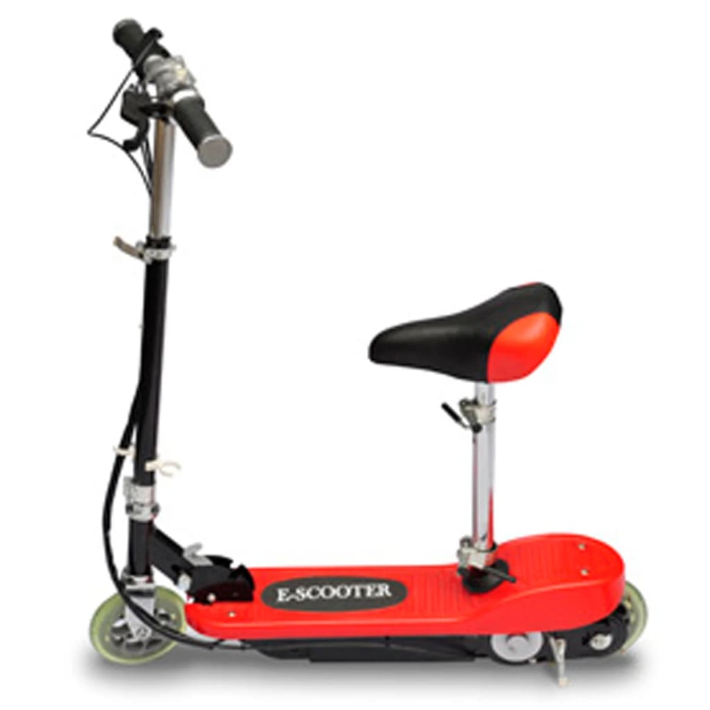 Step Elektrisch Met Zitje 120 W Rood