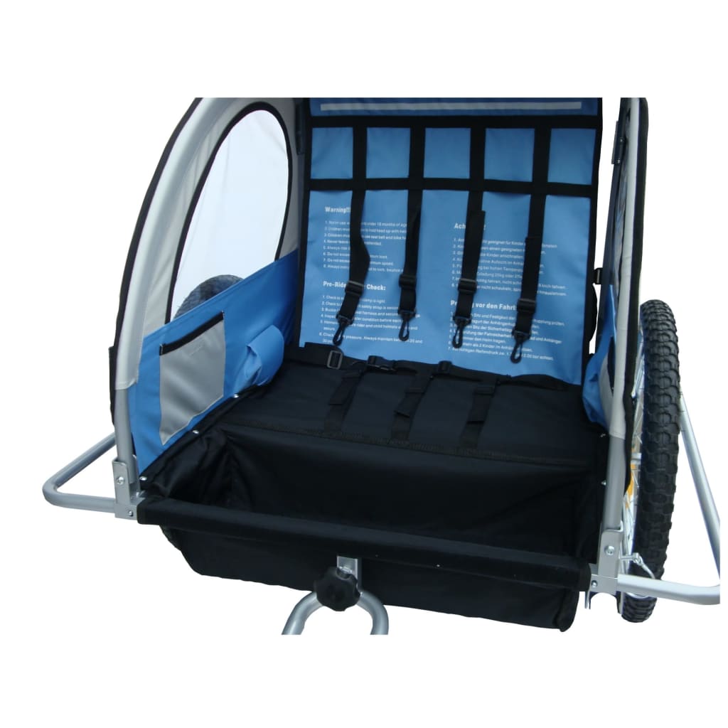 2 In 1 Buggy En Fietskar + Extra Koppeling