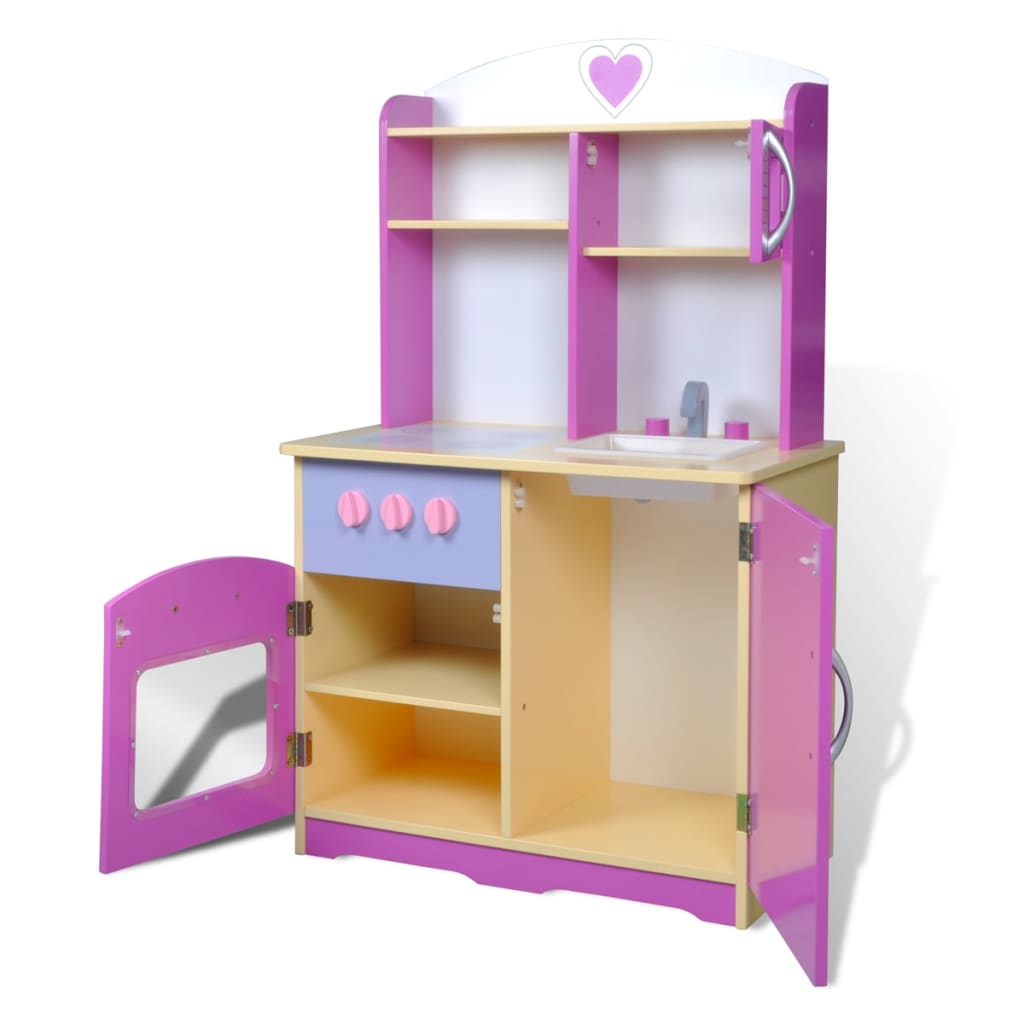 Houten Keukentje Roze