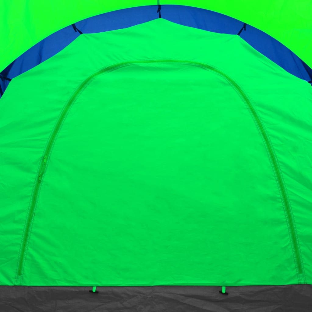 Tent 9-Persoons Polyester Blauw En Groen