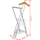 Dressboy Kledingstandaard Metaal/Hout