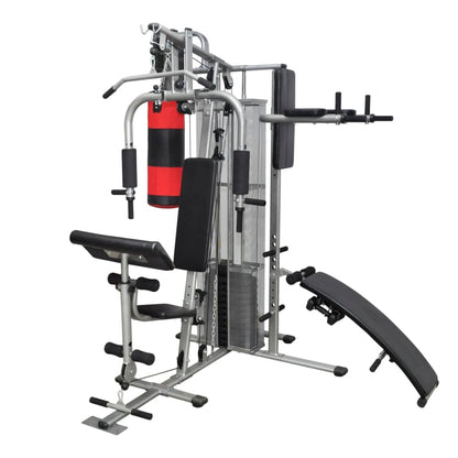 Mega Homegym (Inclusief Dumbbells, Stootzak En Zitbank)