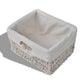 Wandschap 60X23,5X33 Cm Paulowniahout Wit