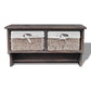 Wandschap 60X23,5X33 Cm Paulowniahout Bruin