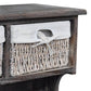 Wandschap 60X23,5X33 Cm Paulowniahout Bruin