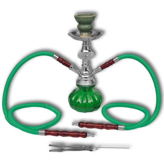 Waterpijp Shisha Met 2 Slangen Groen