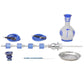 Waterpijp Shisha Met 2 Slangen Blauw Exotisch