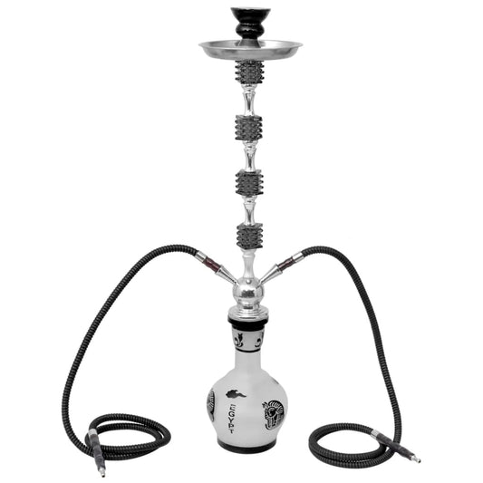 Waterpijp Shisha Met 2 Slangen Zwart Exotisch