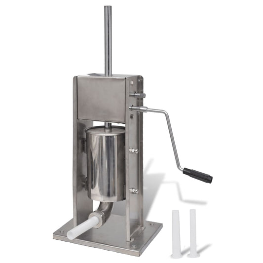 Worstenvuller 3L Verticaal Handmatig + 3 Vulbuizen