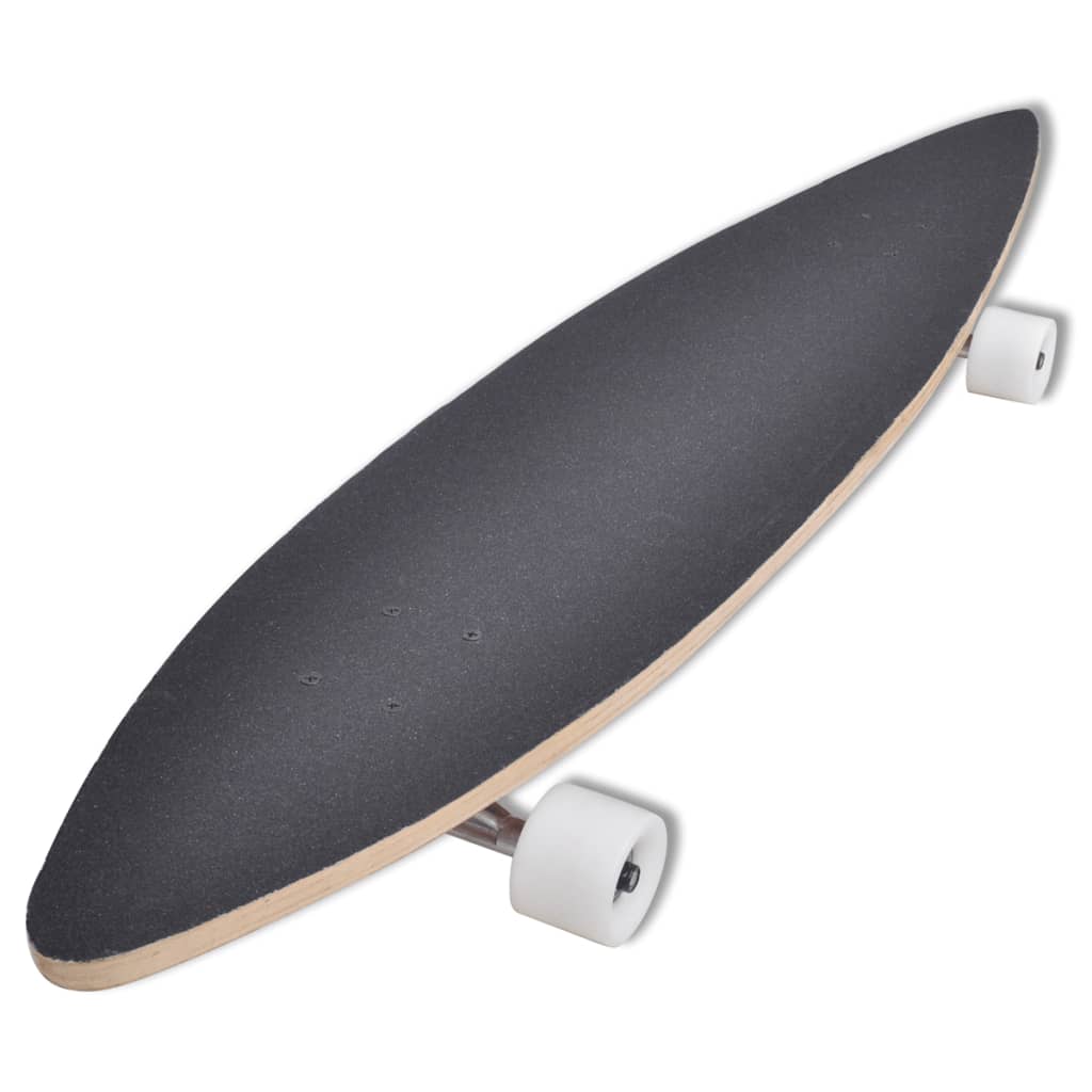Skateboard Longboard Star Esdoorn Aluminium 117 Cm (Rood) 9&quot;