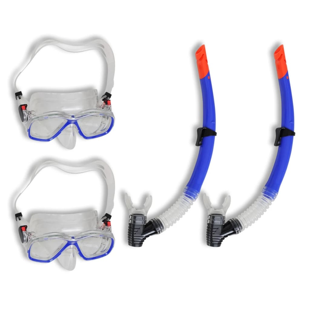 Duik En Snorkel Set Van 2 Met Bril Voor Volwassenen