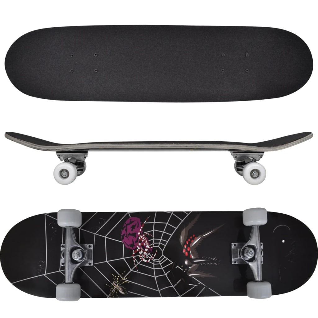 Ovaal Skateboard Met Spinnen Design 9-Laags Esdoorn Hout 8&quot;