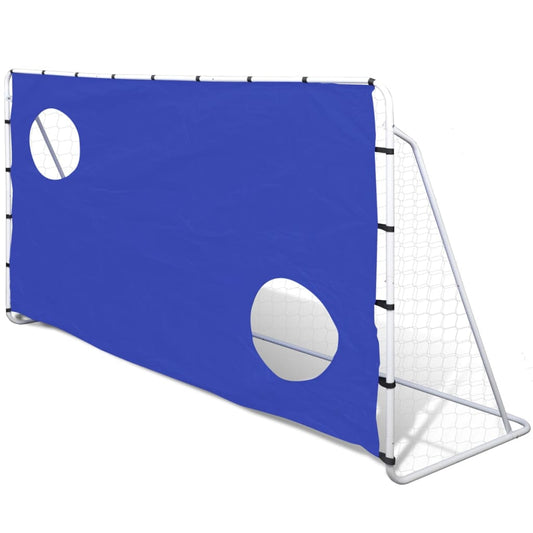 Voetbaldoel Met Richtmuur 240 X 92 X 150 Cm