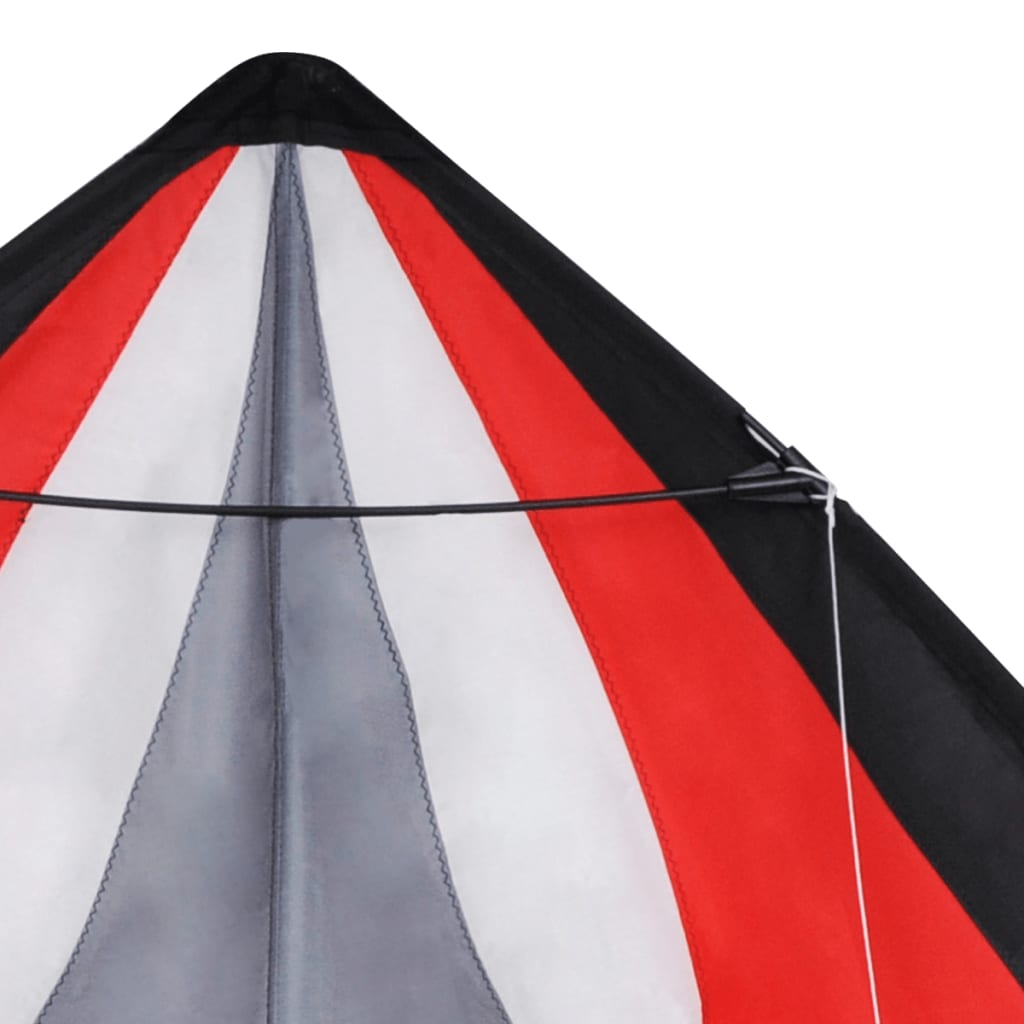 Stunt Kite 160 X 75 Cm Polyester (Rood/Zwart/Wit)
